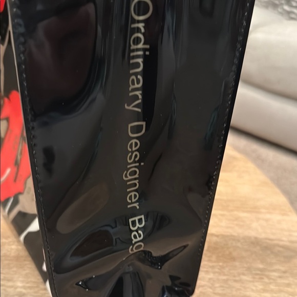 NWT Ted Baker London Women's Floral Tote Bag - Black, Red, White - Picture 6 of 10